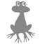 Simple frog for logo, emblems