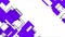 Simple futuristic moving Purple squares gradient geometrical white background