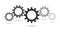 Simple gears icon