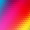 Simple geometric colored triangle rainbow vector background