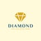 Simple geometric elegant diamond crystal gem logo design vector. universal premium brand template. beauty industry, jewelry