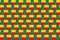 Simple geometric pattern in the colors of the national flag of Benin