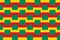 Simple geometric pattern in the colors of the national flag of Benin