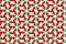 Simple geometric pattern in the colors of the national flag of Burundi