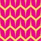 Simple geometric rhombic seamless pattern in pink and yellow color