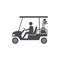 Simple golf cart illustration