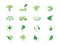 Simple green eco icons