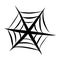 Simple Halloween Spider Cob Web Icon