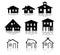 Simple house vector illustrations