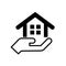 Simple housing icon home developer logo vector art