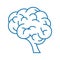 Simple human brain - vector