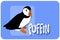 Simple illustration - Puffin bird