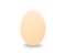 Simple image of an egg isolated on a white background.