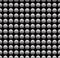 Simple industrial perforated surface pattern template. Carbon, m