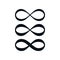 Simple infinity symbol set