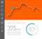 Simple infographic dashboard template