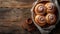 Simple yet inviting image of cinnamon buns, promising a cozy indulgence