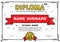 Simple kids diploma