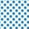 Simple kids flower pattern. Doodle seamless background. Cute blue wallpaper.