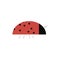 Simple ladybug seamless pattern, abstract texture;  art illustration logo design element. Good for stickers, logo, books, fa