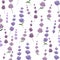 Simple lavender flower repeat pattern design