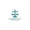 Simple Law firm with sword logo icon vector design. Universal legal, lawyer, scales sword column idea creative premium symbol