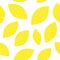 Simple lemon seamless pattern