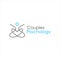 Simple line couples therapy logo psychology