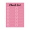 Simple list icon - clipboard checklist illustration