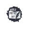 Simple logo for World Poetry Day. Icons of quill pen and book