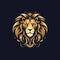 Simple luxurious Lion Logo