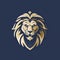 Simple luxurious Lion Logo