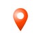 Simple map place pointer icon