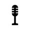 Simple microphone icon design, vector mic symbol, record sign