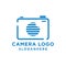 Simple Minimalist camera Logo design
