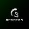 Simple Minimalist Initial Letter S Spartan Helmet Logo Design Inspiration Vector
