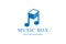Simple Minimalist Music Key Note Box Cube Logo Design Vector