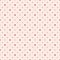 Simple minimalist seamless pattern with small squares, dots. Burgundy and pink