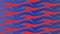 Simple Modern abstract blue and red wave pattern