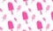 Simple Modern abstract pink icecream pattern