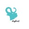 Simple modern elephant logo, elegant and stylish