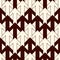 Simple modern print with interlocking arrows. Contemporary abstract background with repeated pointers. Seamless pattern