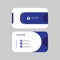 Simple modern professional creative business card design