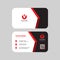 Simple modern professional creative business card design