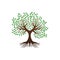 Simple and modern trees natural logo illustration 1