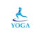 Simple modern yoga exercise illustration inspirational design