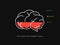 Simple Motivation graphic on a dark background. The brain and the red bar