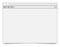 Simple opened browser window on white background with shadow.