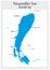 Simple overview map of Austria Hungarian Lake Neusiedl