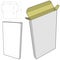 Simple Packaging Box Internal measurement 8.5x1.5x17.5 cm and Die-cut Pattern